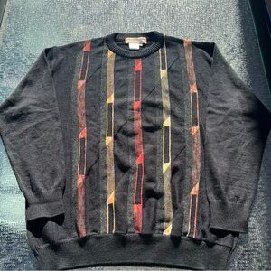 Vintage Norm Thompson Men’s Wool Blend Coogi Style Crewneck Sweater Size XXL